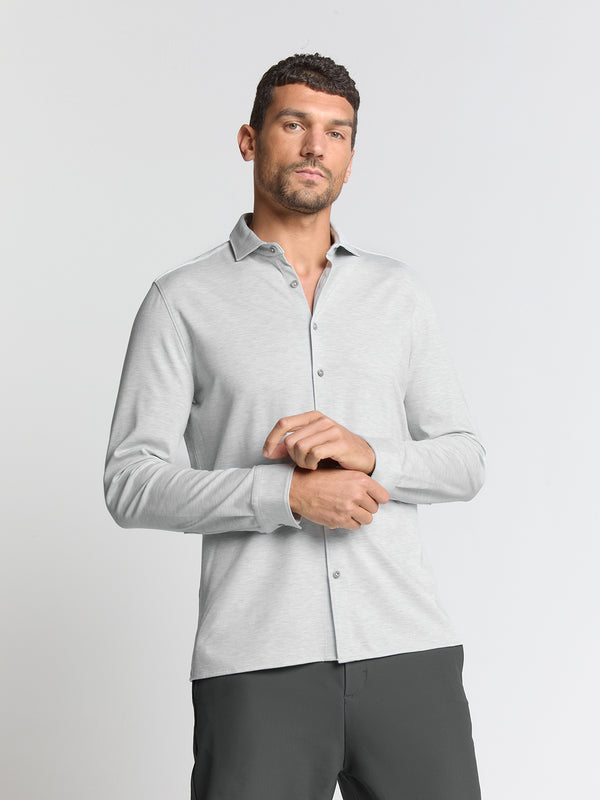 Timeless Basics Jersey Shirt | Chalk
