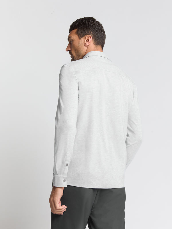 Timeless Basics Jersey Shirt | Chalk