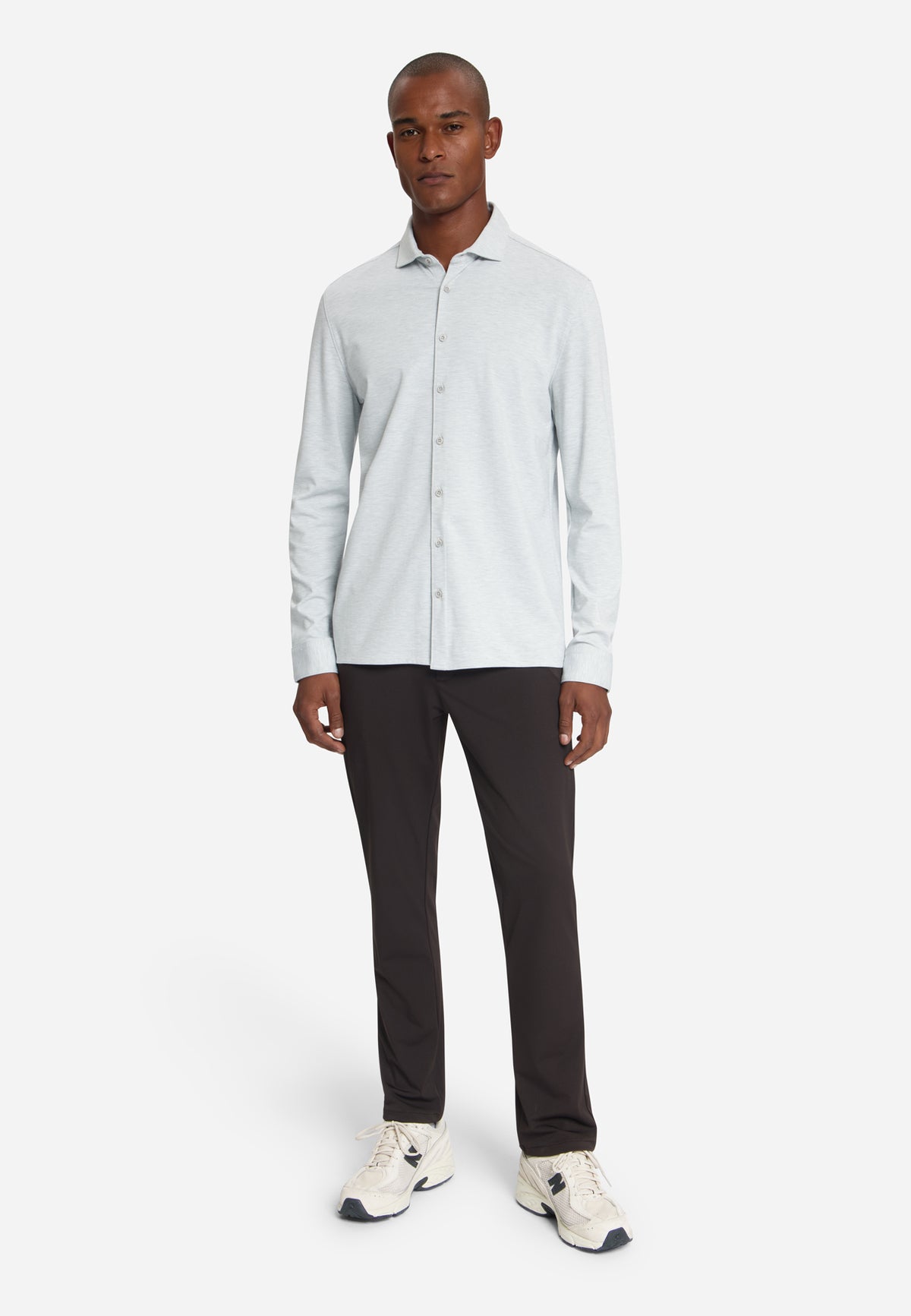 Timeless Basics Jersey Shirt | Chalk
