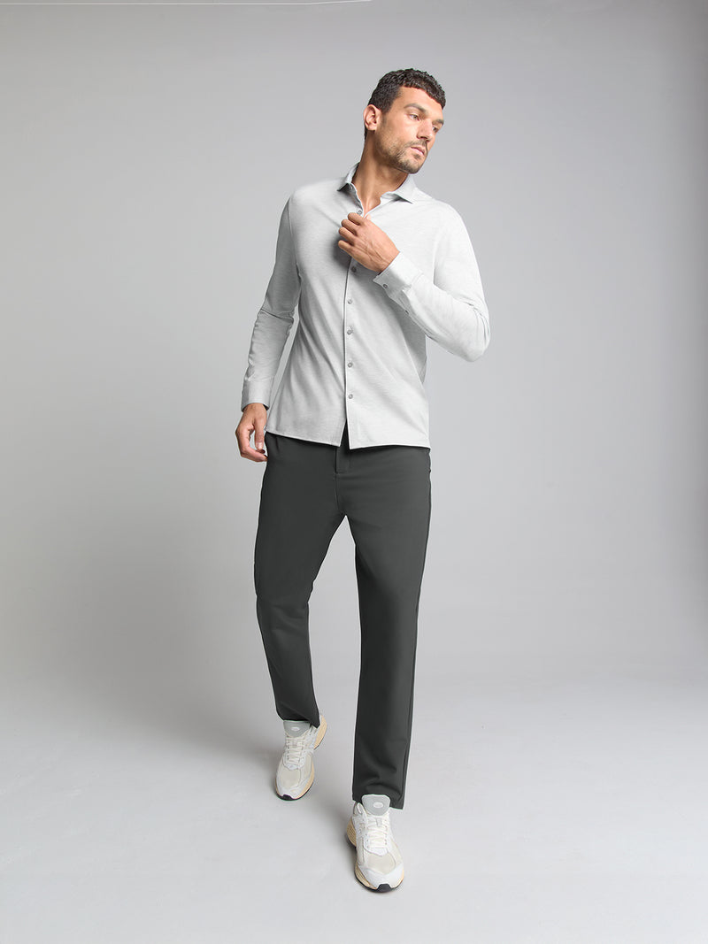 Timeless Basics Jersey Shirt | Chalk