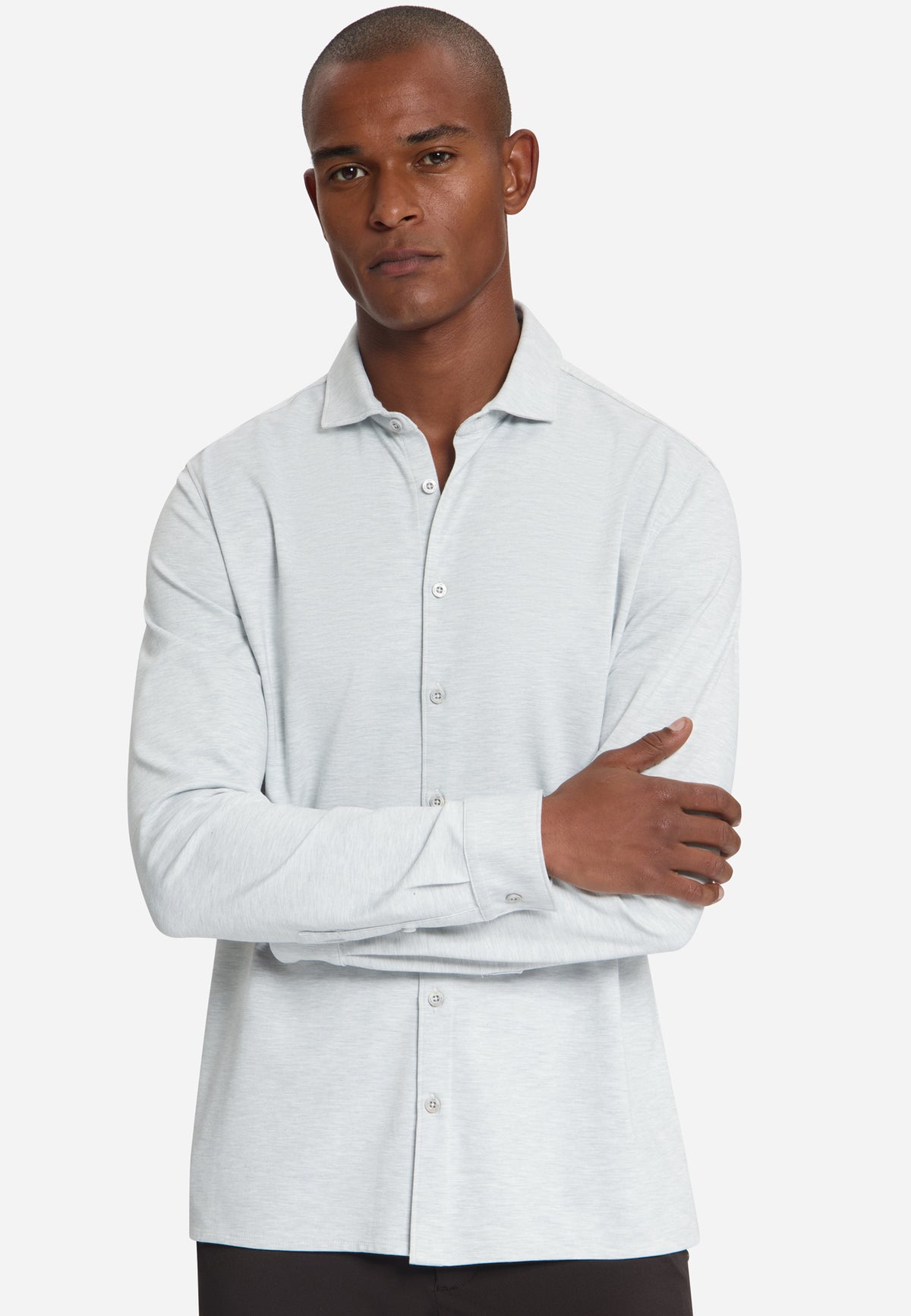 Timeless Basics Jersey Shirt | Chalk