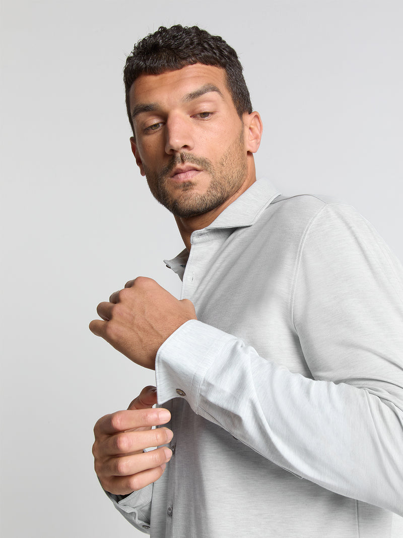 Timeless Basics Jersey Shirt | Chalk