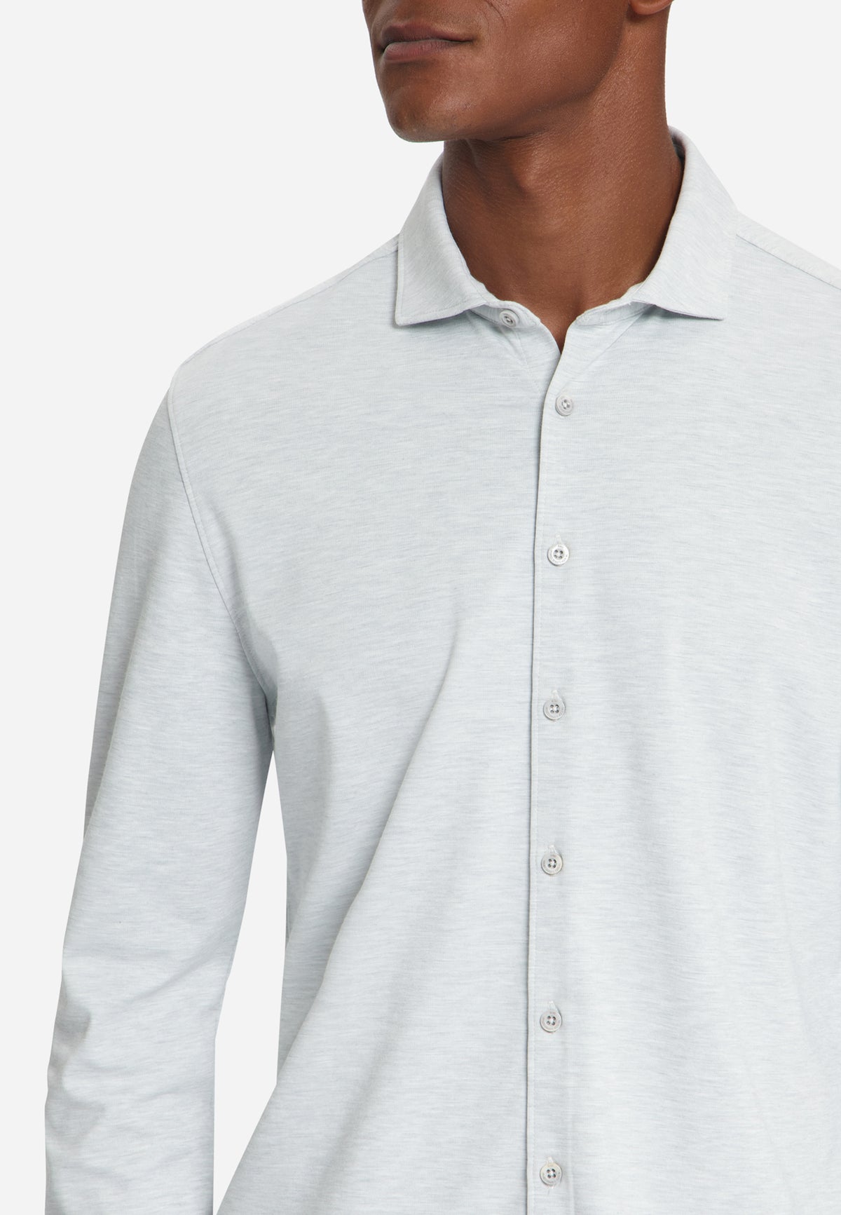 Timeless Basics Jersey Shirt | Chalk