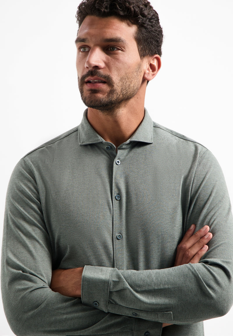 Timeless Basics Jersey Shirt | Dark Steel