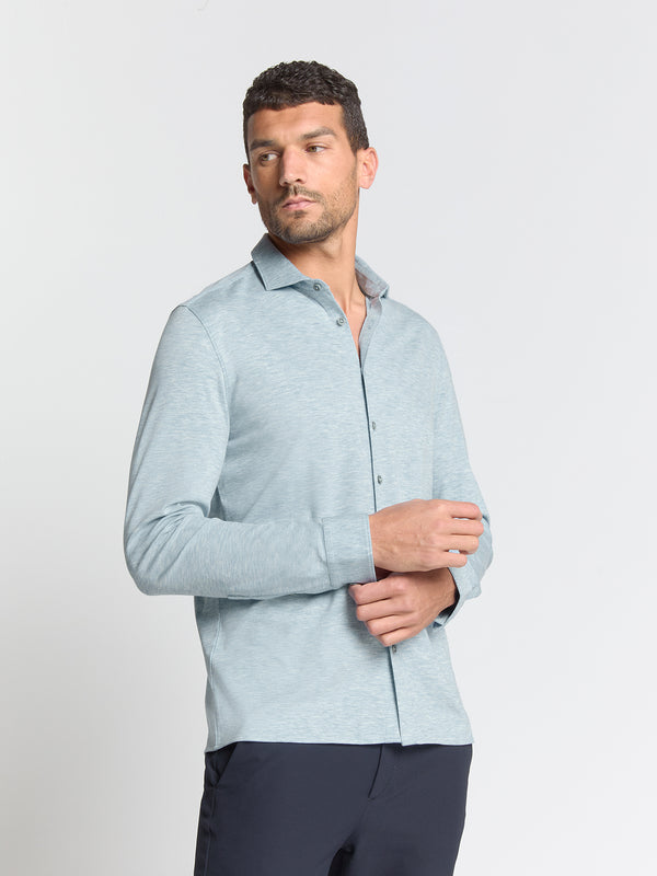 Timeless Basics Jersey Shirt | Dusty Blue