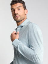 Timeless Basics Jersey Shirt | Dusty Blue