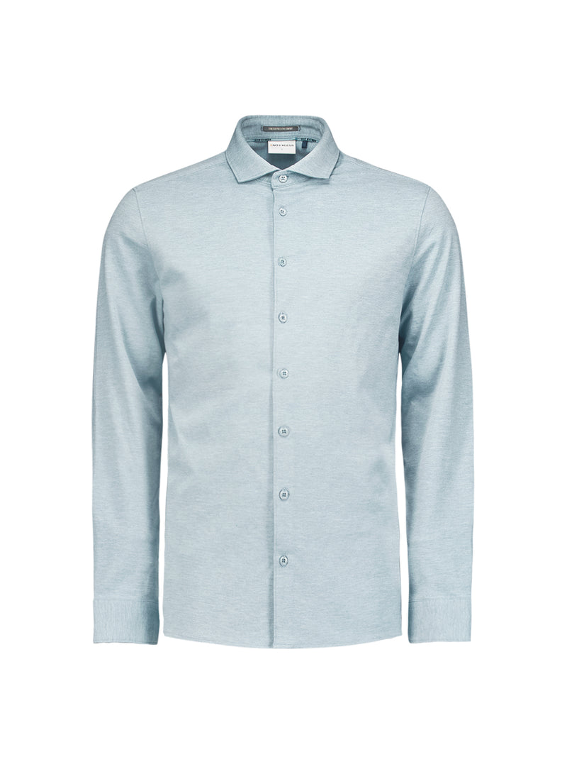Timeless Basics Jersey Shirt | Dusty Blue