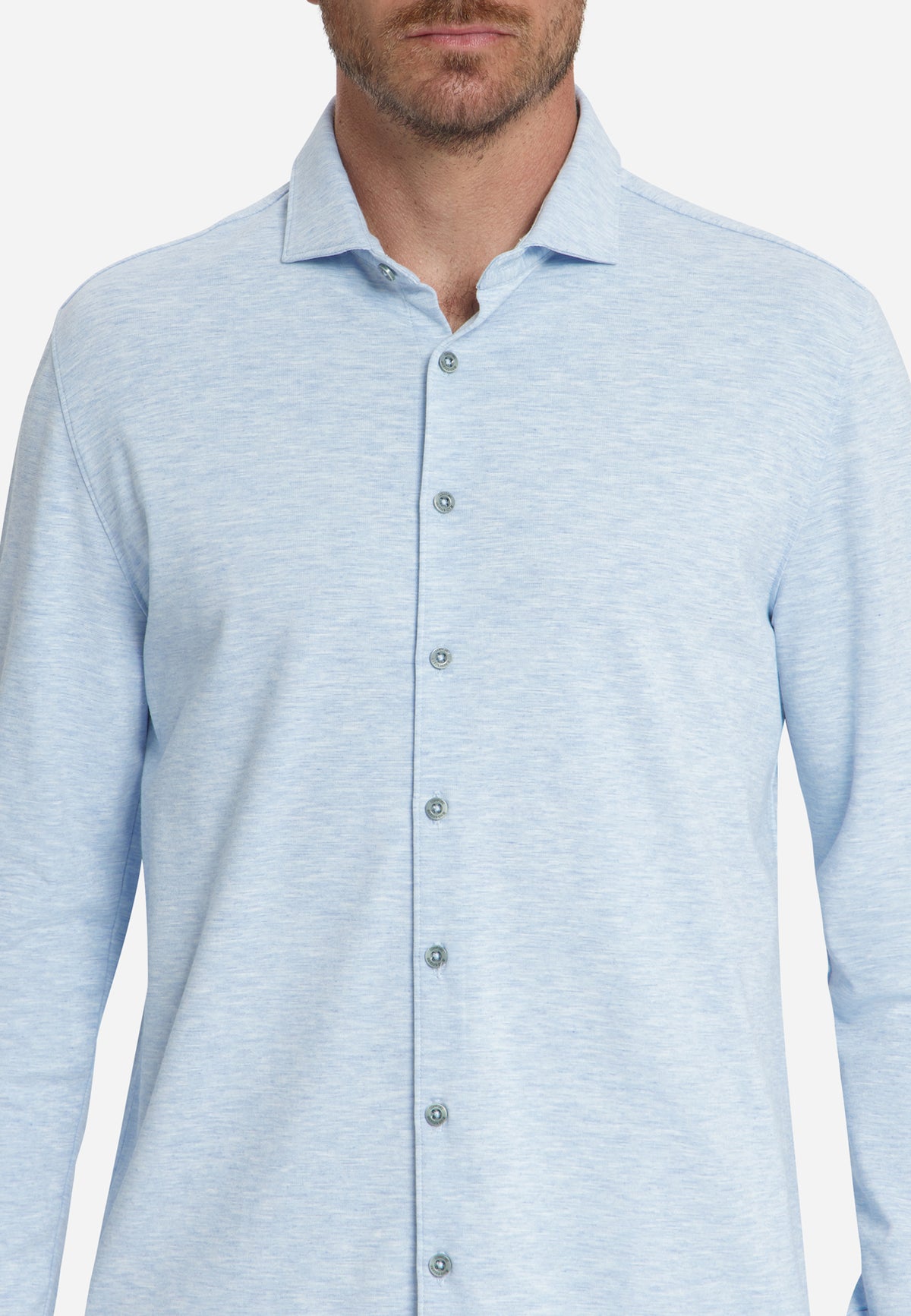 Timeless Basics Jersey Shirt | Dusty Blue