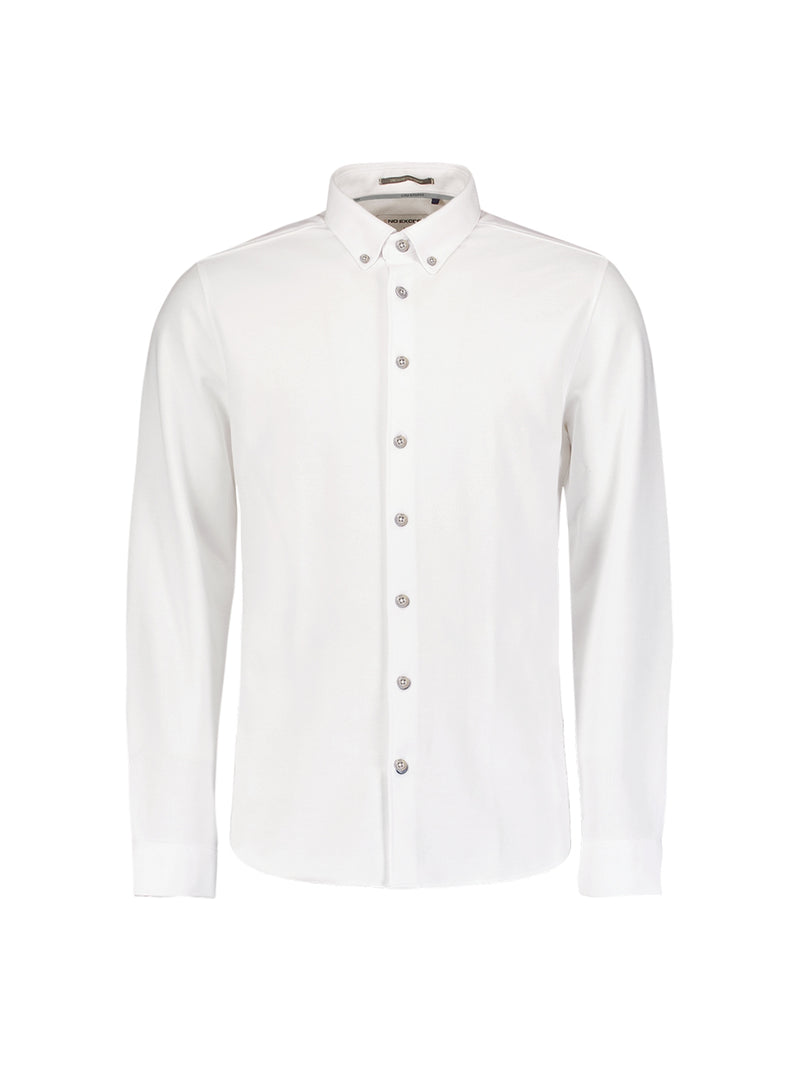 Timeless Basics Piqué Shirt | White