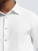 Timeless Basics Piqué Shirt | White