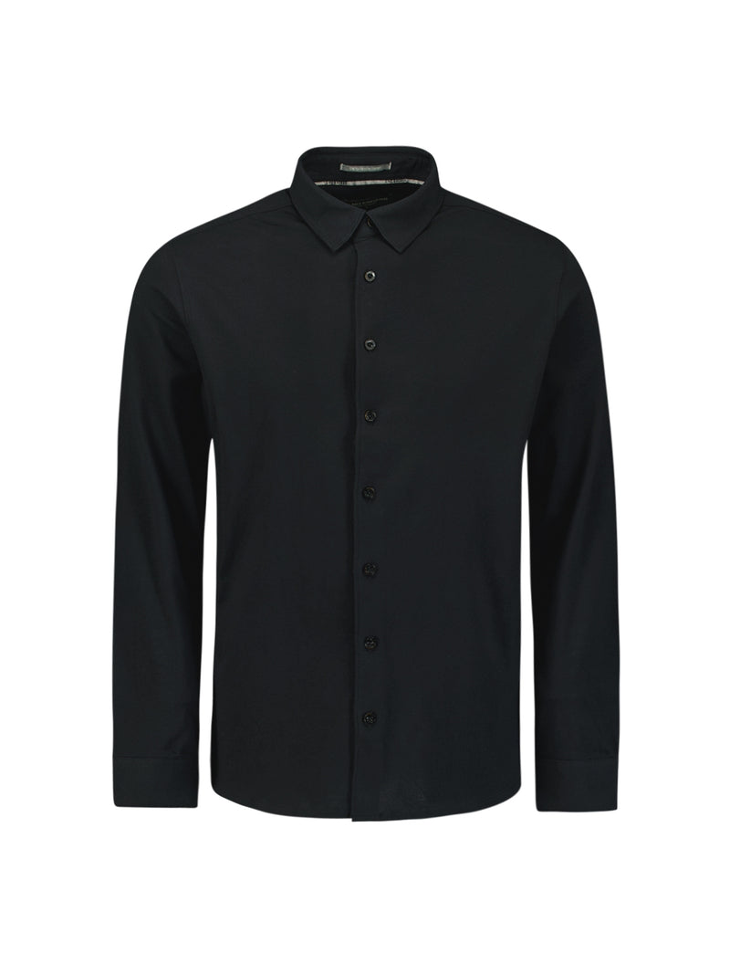 Timeless Basics Piqué Shirt | Black