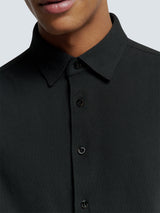 Timeless Basics Piqué Shirt | Black