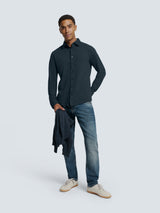 Timeless Basics Piqué Shirt | Night