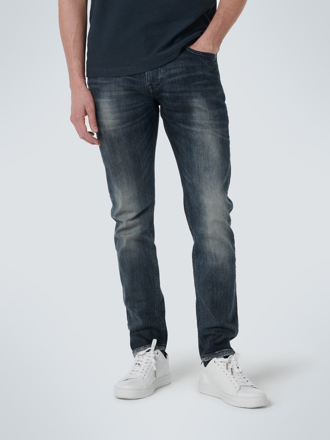 Denim, Tapered 712, Grey, Stretch | Grey Denim
