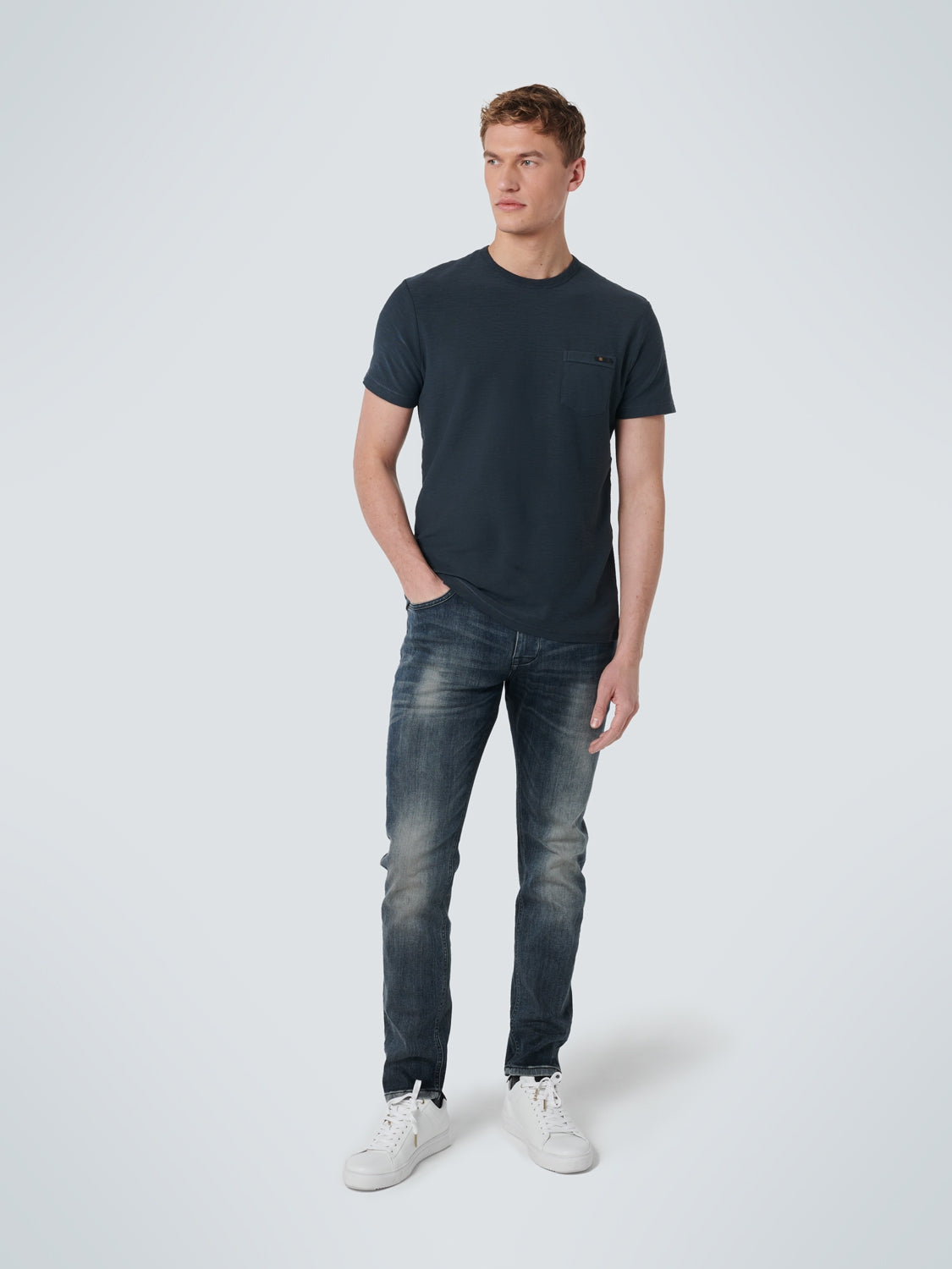 Denim, Tapered 712, Grey, Stretch | Grey Denim