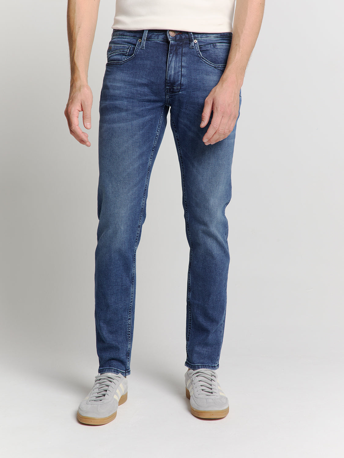 Tapered fit jeans | Stone Used Denim