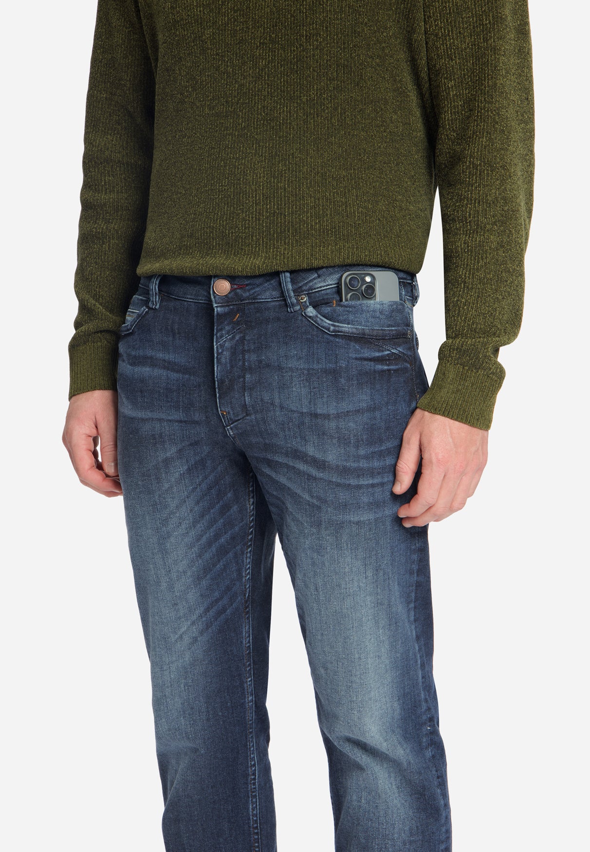 Relaxed fit jeans | Dark Denim