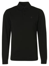 Longsleeve Poloshirt | Black