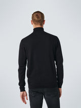 Roll Neck Pullover | Black