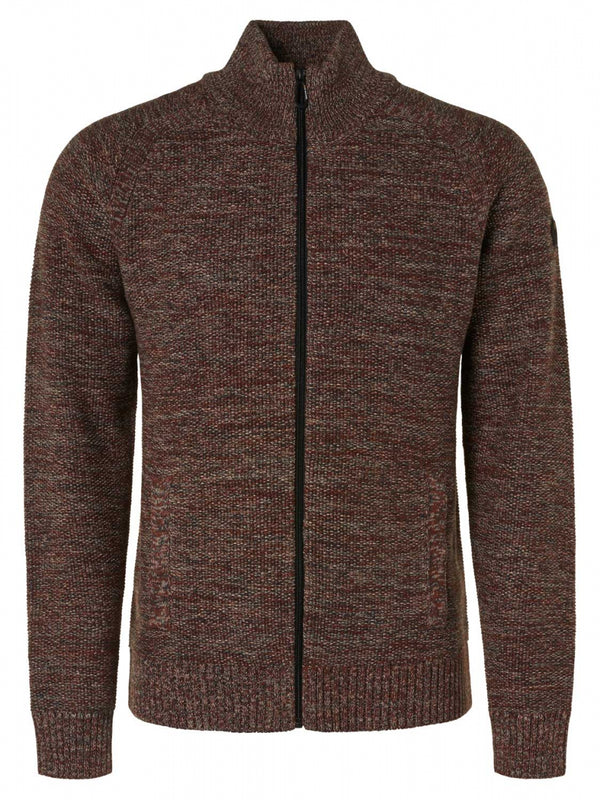 Knitted Cardigan | Stone Red