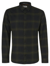 Plaid Long Sleeve Shirt | Black