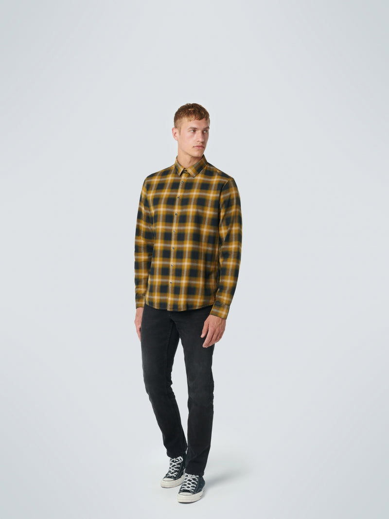 Plaid Long Sleeve Shirt | Olive