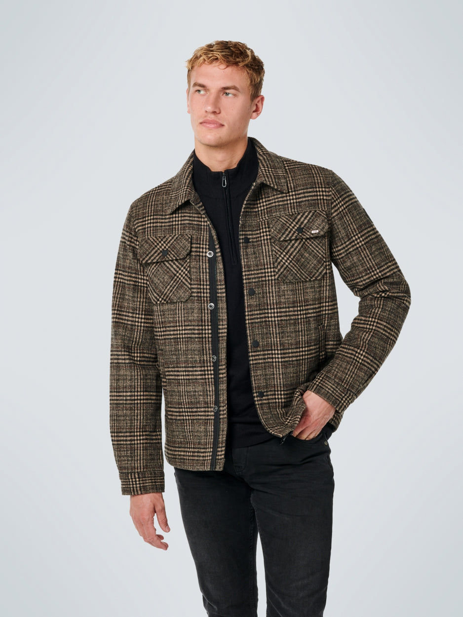 Plaid Jacket | Khaki – No Excess