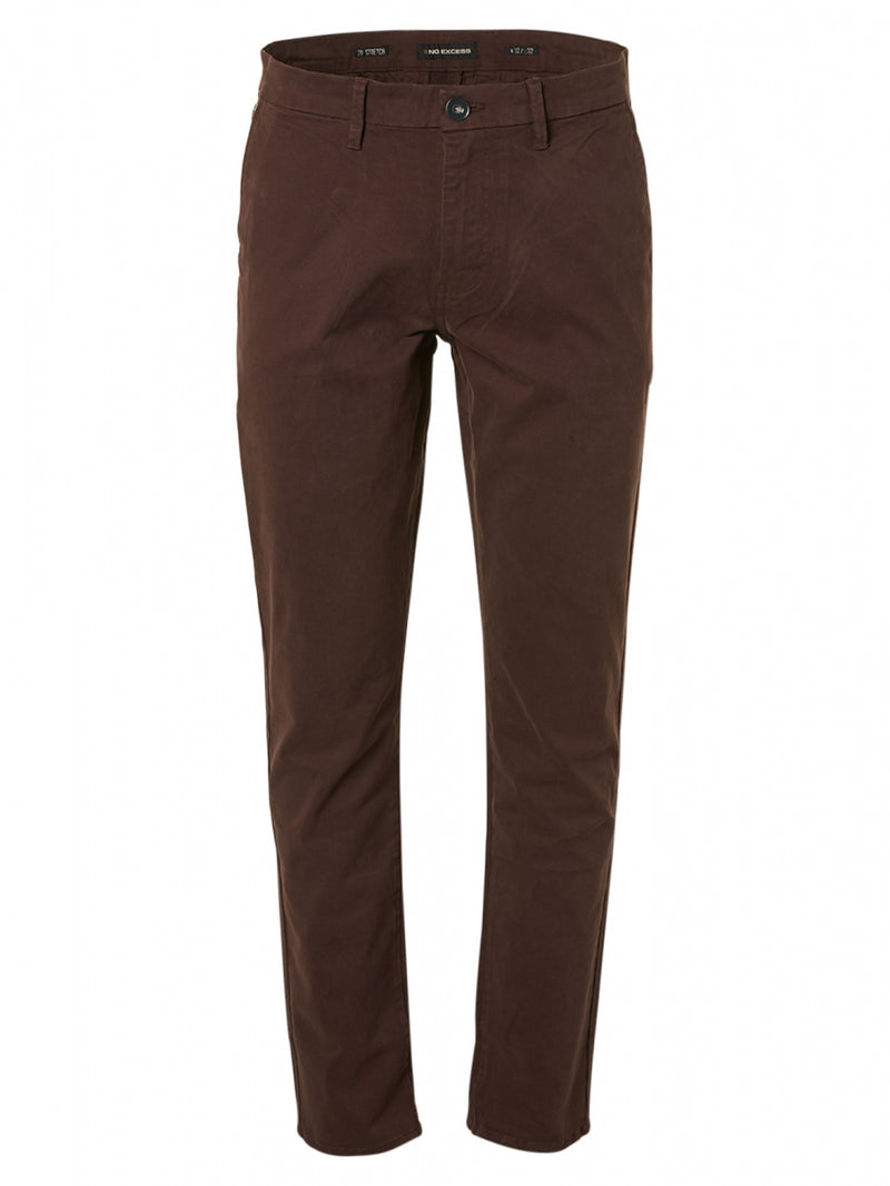 Pants Chino Garment Dyed Stretch | Coffee