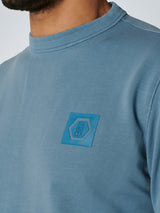 Sweater Crewneck Stone Washed | Washed Blue