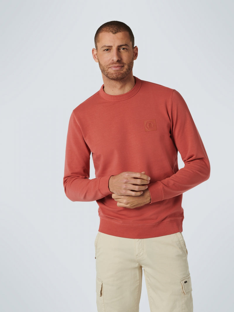 Sweater Crewneck Stone Washed | Coral