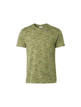 T-Shirt Crewneck Multi Coloured Yarn Dyed Melange | Mint