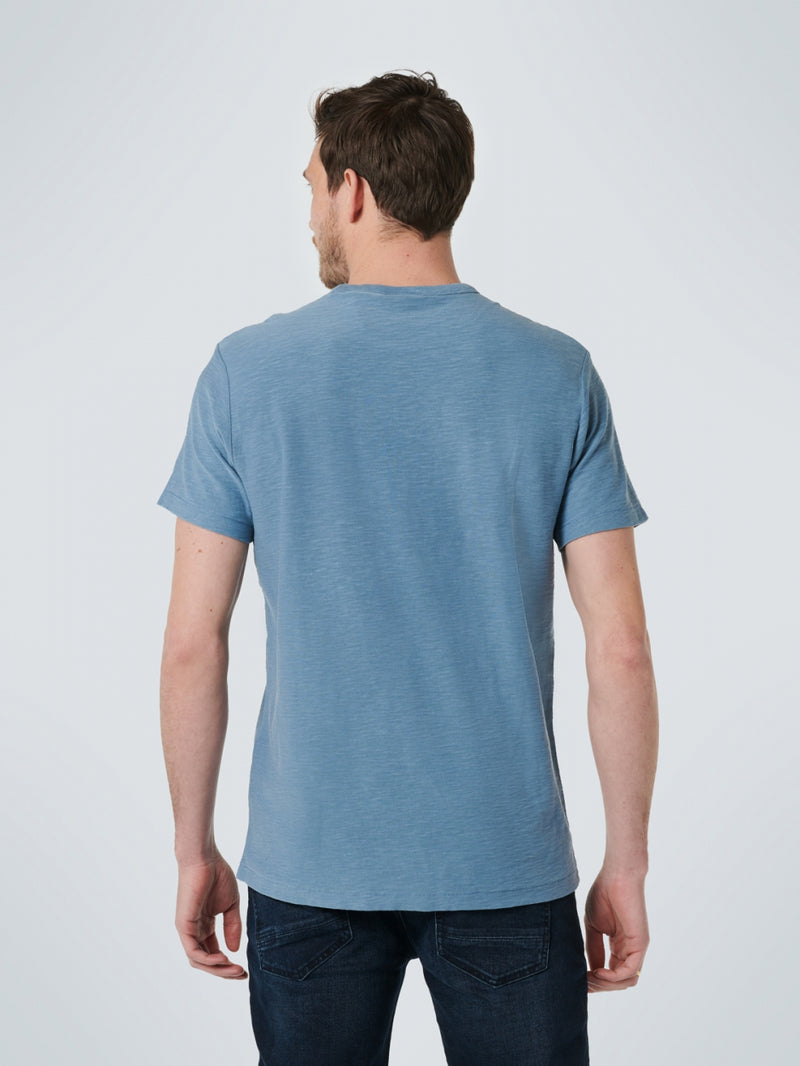 T-Shirt Crewneck Slub Garment Dyed | Washed Blue