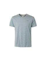 T-Shirt Crewneck Stripe Jacquard | Washed Blue
