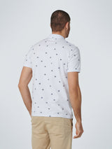 Polo Allover Printed Stretch | White