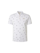 Polo Allover Printed Stretch | White