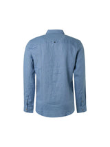 Shirt Linen Solid | Washed Blue