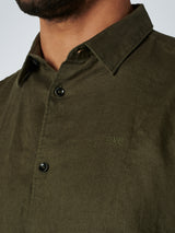 Shirt Linen Solid | Basil
