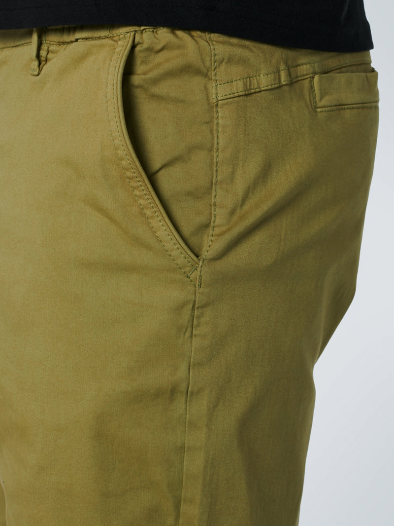 Short Chino Sport Garment Dyed Twill Stretch | Dusty Green
