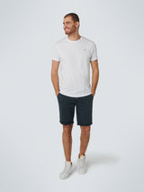 Short Chino Garment Dyed Twill Stretch With Belt | Airforce