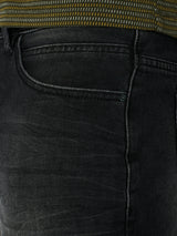 Short Jog Denim Stretch | Black Denim