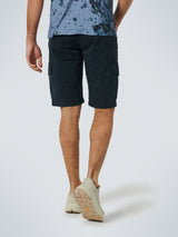 Short Cargo Garment Dyed + Stone Washed Stretch With Belt | Airforce