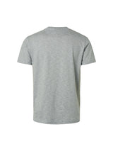T-Shirt Crewneck Yarn Dyed Stripe Slub | Steel