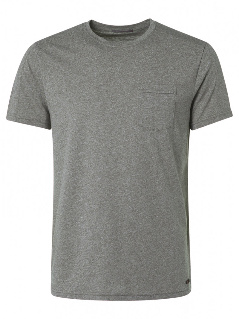 T-Shirt Crewneck 2 Colour Melange | Steel