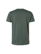 T-Shirt Crewneck 2 Colour Jacquard | Steel