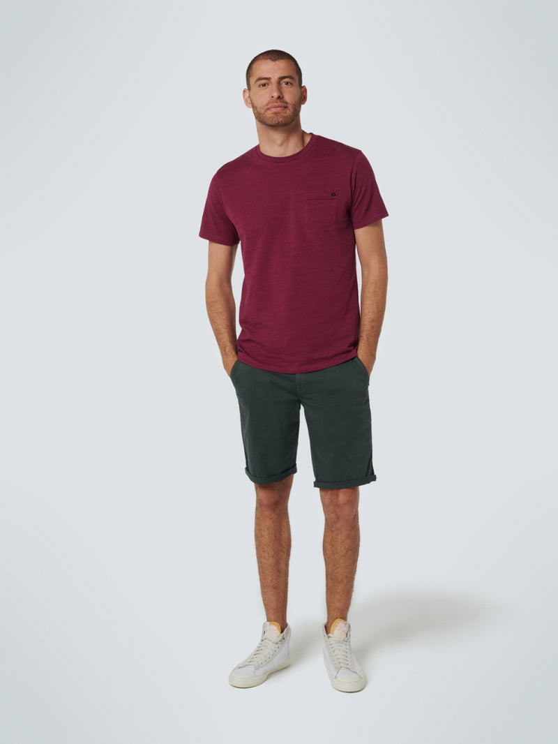 T-Shirt Crewneck 2 Coloured Jacquard | Cassis