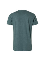 T-Shirt V-Neck Melange | Steel