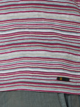T-Shirt Crewneck Multi Colour Stripe | Cassis