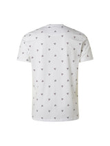 T-Shirt Crewneck Allover Printed | White