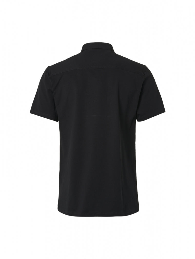 Shirt Short Sleeve jersey Stretch | Black