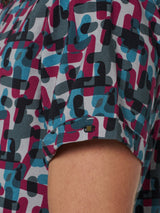 Shirt Short Sleeve Allover Printed | Cassis